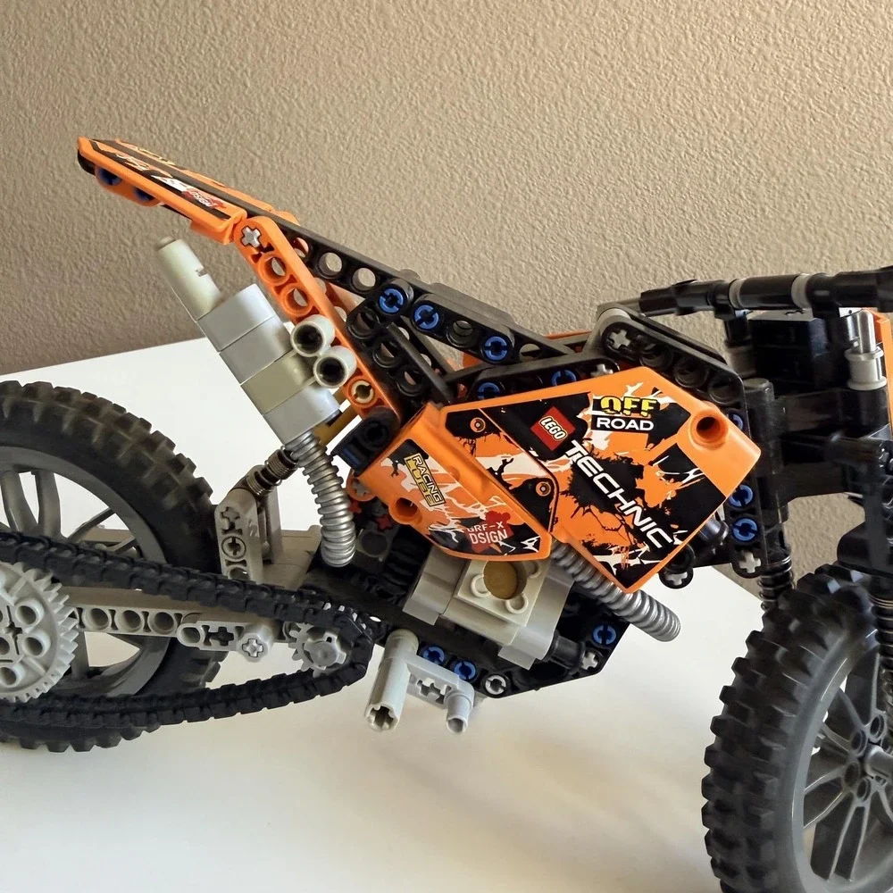 LEGO Technic 42007 Moto Cross Bike 2013 Retired RARE Complete Set No Box